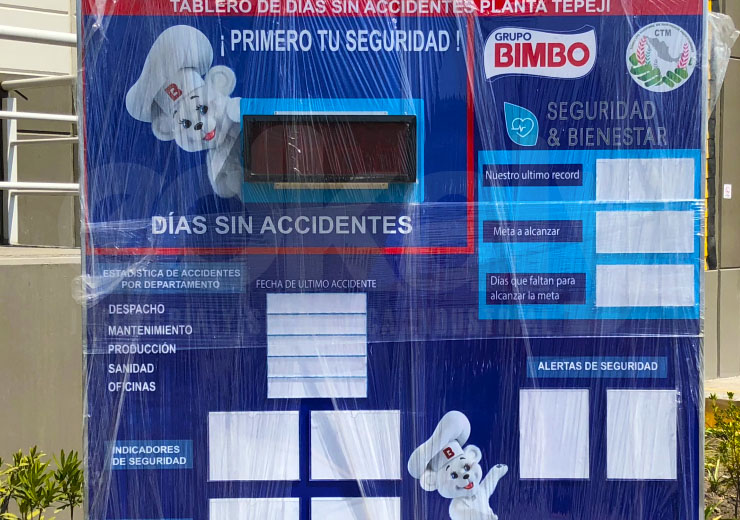 Tableros de días sin accidentes