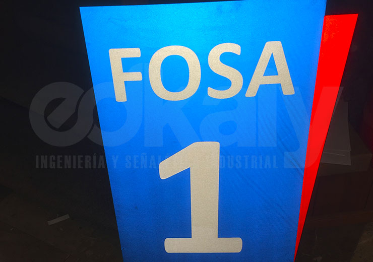 Letreros reflejantes en lamina o pvc